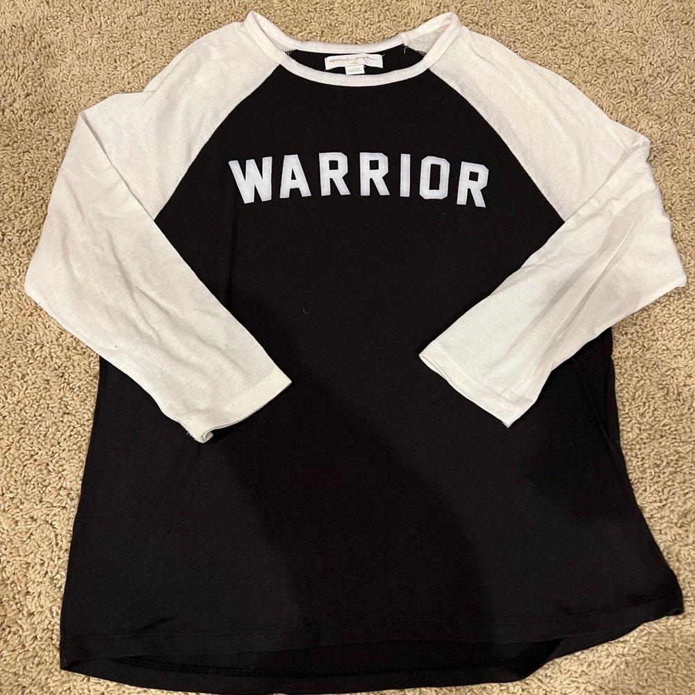 NWOT women’s Spiritual Gangster baseball t, sz lg